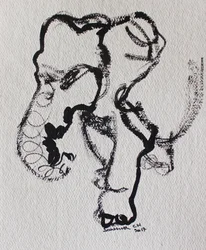 Expressieve lijntekening