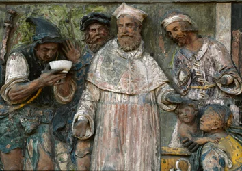 De Zeven Werken van Barmhartigheid, geef een dorstige te drinken
