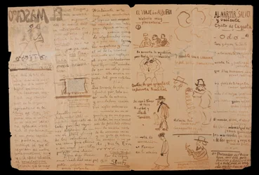 El mascaró de proa. Geïllustreerde en handgeschreven interieur