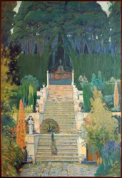 Adellijke tuin. Raixa II