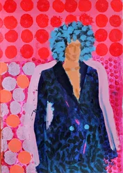Elle #105, 2021 (acryl op papier)