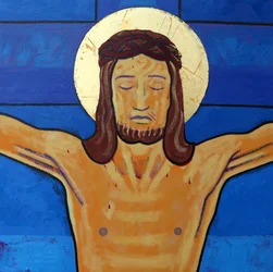 Jezus sterft aan het kruis