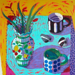 Stilleven #30, 2025 (acryl op board)
