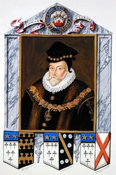 Portret van Edward Fiennes de Clinton (1512-85) 1e Graaf van Lincoln uit 