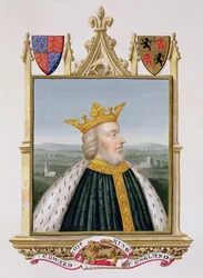 Portret van Edward III, koning van Engeland vanaf 1327