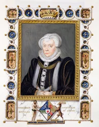 Portret van Margaret Douglas (1515-78) gravin van Lennox uit 