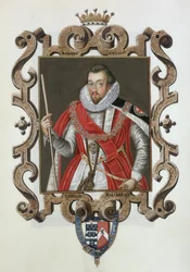 Portret van Robert Cecil (1563-1612) 1e Graaf van Salisbury uit 