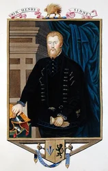 Portret van Sir Henry Sidney (1529-86) uit 