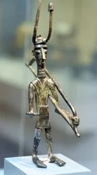 Bronzen figuurtje van een krijger, ca. 1800-1200 v.Chr.
