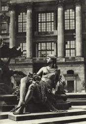 Berlijn: Partie vom Schlossbrunnen; (detail)