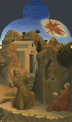 De Stigmatisatie van Sint Franciscus (detail)