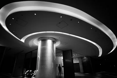 Moderne architectonische rondingen
