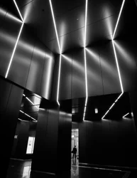Modern interieursilhouet