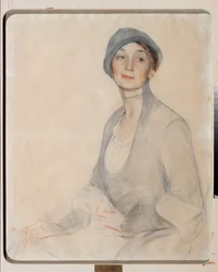 Portret van Madame Drobotova