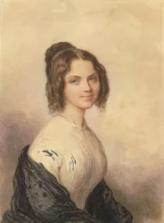Anne Charlotte Lynch Later Mrs. Vincenzo Botta, ca. 1847