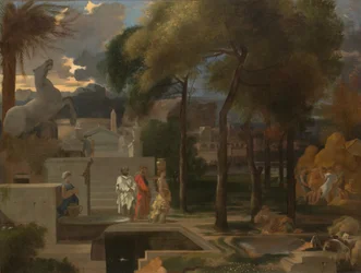 Een klassiek landschap, waarschijnlijk jaren 1660