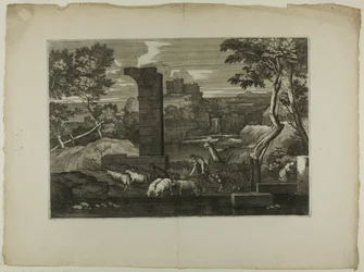 Landschap met een Herder en Zijn Kudde