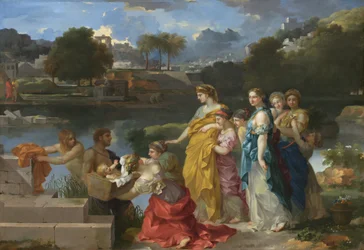 Het Vinden van Mozes, c. 1655-1660