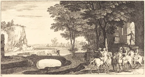 Landschap met Ruiters en Brug