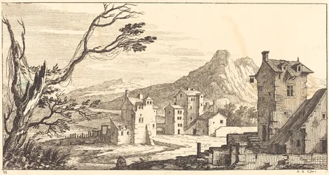 Landschap met Huizen