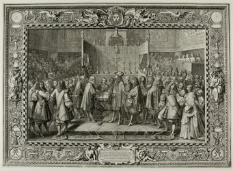 Hernieuwde alliantie tussen de Fransen en de Zwitsers in 1663
