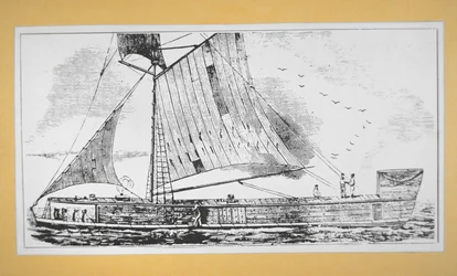 Mississippi Keel boot (gravure)