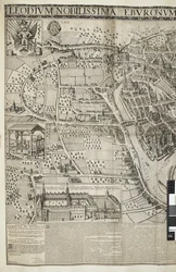 Luik, met een uitzicht op het paleis