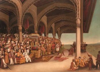 Zonder titel (De ontkleding van Draupadi), ca. eind 19e eeuw