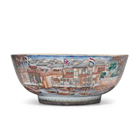 Een grote Hong kom, c.1785
