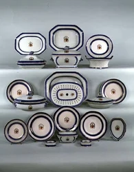 Chinese export diner servies, c.1790