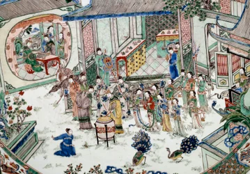 Chinese kunst: traditionele feest met concert