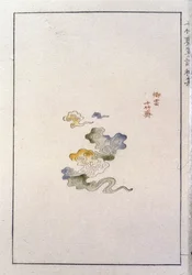 Wolk - Chinese prent, sd.