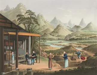 Theeproductie, ca. 1820