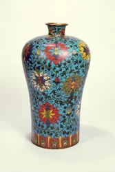 Vaas (cloisonné-email)