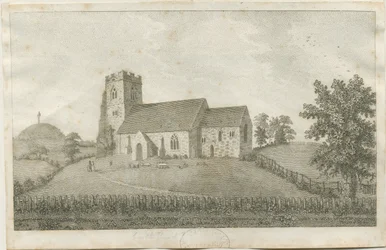 Kasteelkerk - Kerk (gravure)