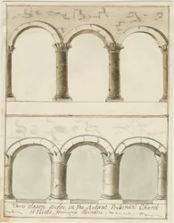 Interieur van Hints Kerk