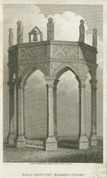 Lichfield - Marktplein: gravure, nd [ca. 1805]
