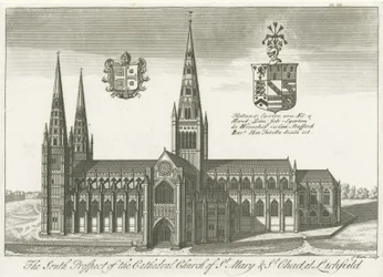 Lichfield Cathedral - Zuidaanzicht