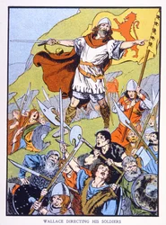 William Wallace leidt zijn soldaten