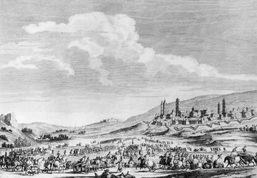 Campagne van Italië geleid door Generaal Bonaparte (Napoleon I Bonaparte)