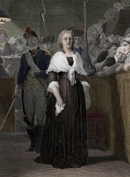 Koningin Marie Antoinette (1755-1793) Veroordeeld door het Revolutionaire Hof in oktober 1793
