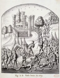 Het beleg van Roche-Derrien in 1349