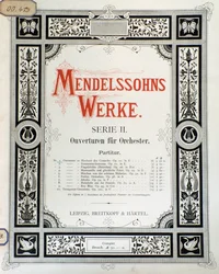 Omslag van de partituur 
