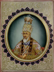 Portret van Bahadur Shah II (1775-1862)