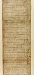 Add. 5412, deel 2, Koopakte uit Ravenna, 3 juni 572 (papyrus)