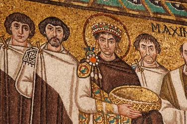 Keizer Justinianus I (mozaïek)