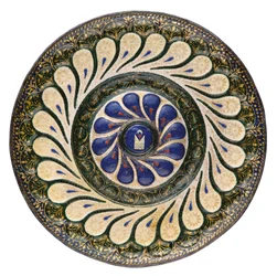 Polychrome ronde plaat, Venetiaans, c.1500