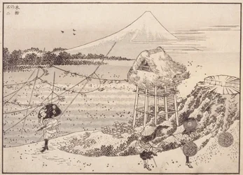 Herfstwinden, Fuji in de verte