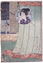 Bando Mitsugoro Als Ohatsu, Vrouw Van Manoya
