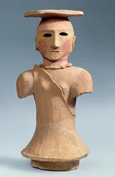Haniwa-figuur van een sjamaan
